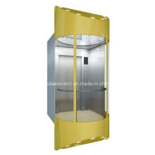 Hsgq-1408-Niza diseñado elevador panorámico con cubiertas de coches